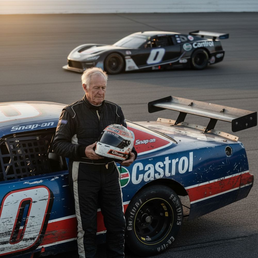 Stu Robinson Jr. OSCAAR Super Late Model Champion Stu Robinson Jr. OSCAAR Super Late Model race car on the track