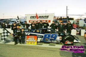 OSCAAR Open Wheeled Modified race car driven by Andy Kamrath at Delaware Speedway